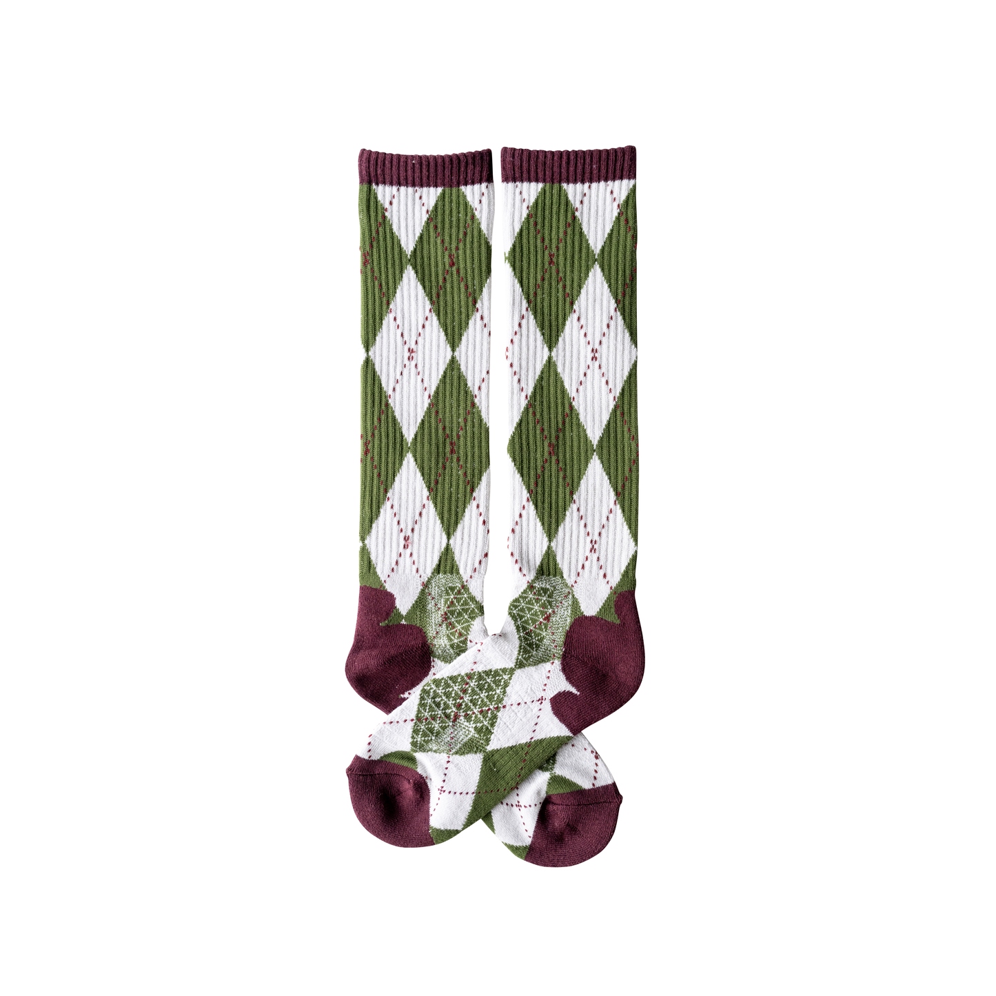 The Lucky 3 Pack | Retro Argyle Maverick Performance Boot Socks