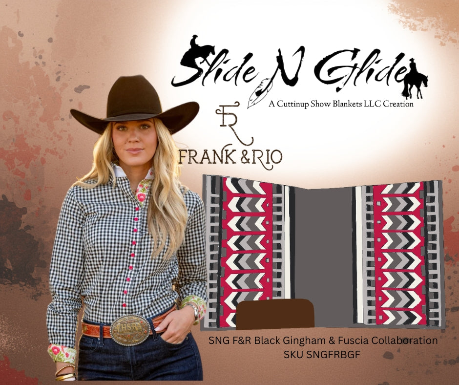 SNG C Pattern Black Gingham & Fuscia Collaboration