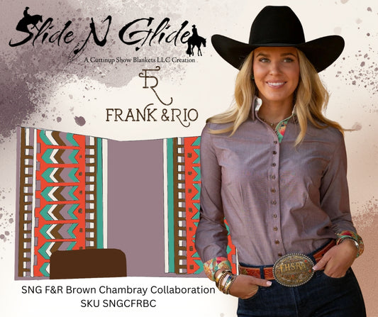 SNG C Pattern Brown Chambray Collaboration