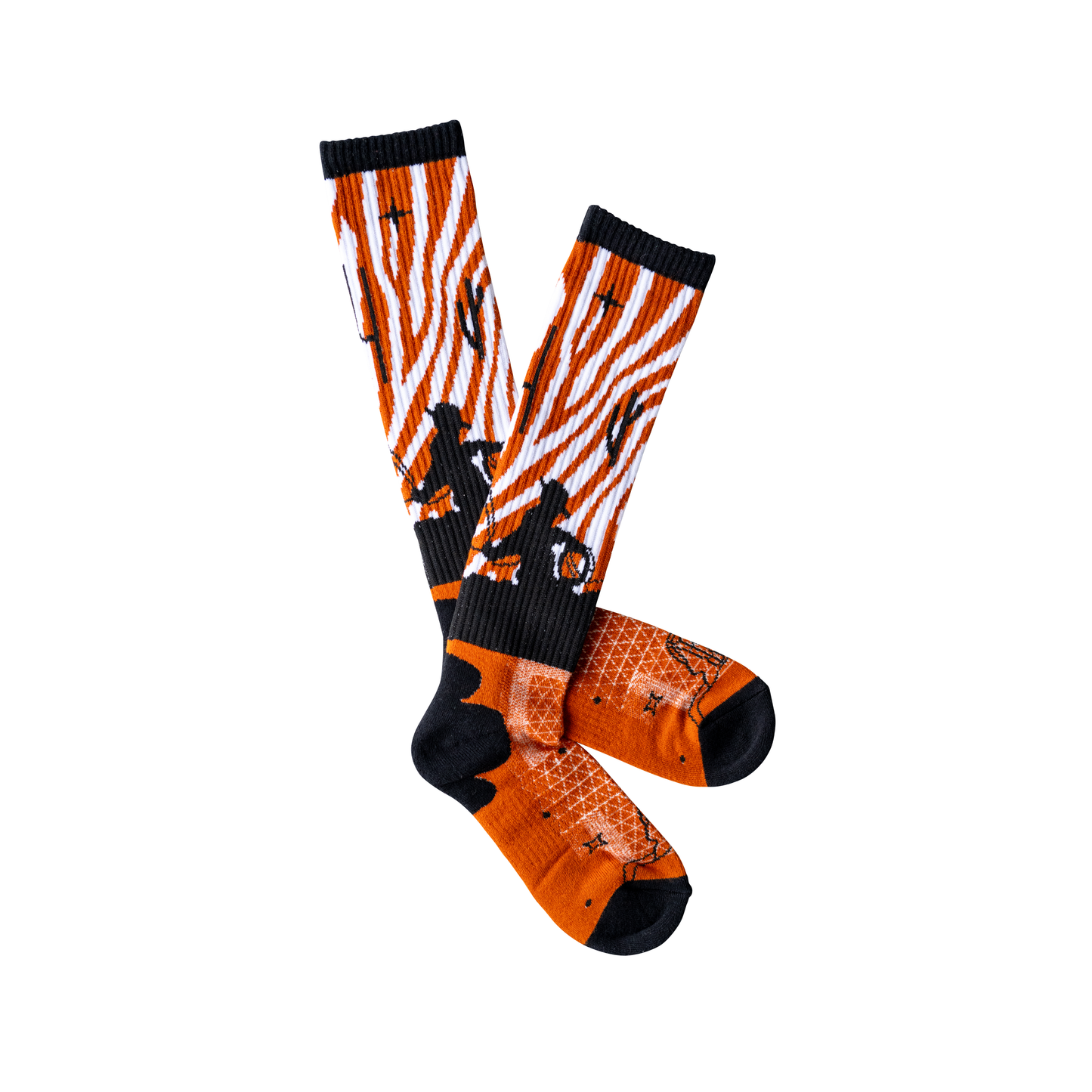 The Lucky 3 Pack | Retro Argyle Maverick Performance Boot Socks
