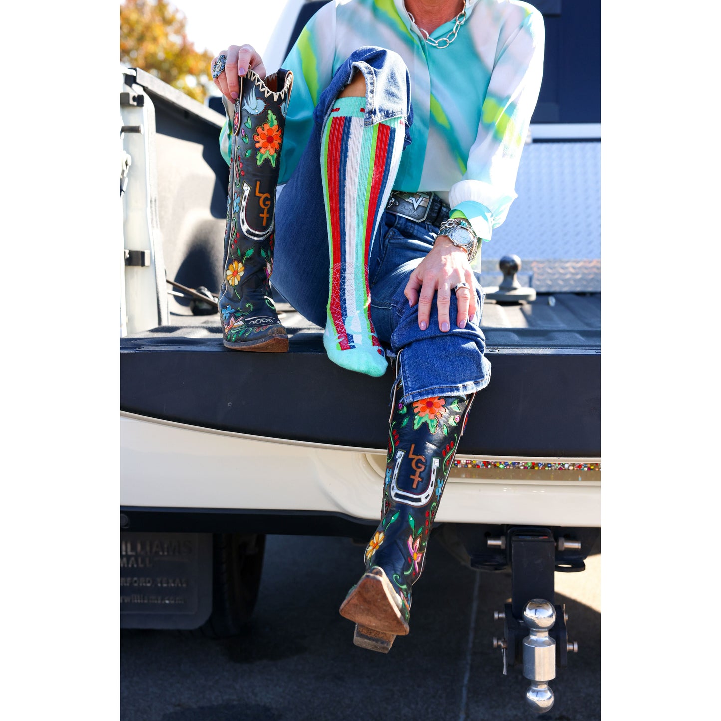 The Lucky 3 Pack | Western Soule Compass Performance Boot Socks